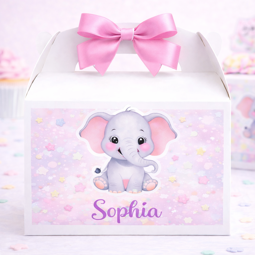 Elephant Custom  Boxes (candy not included) - 6