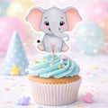 Elephant Cupcake Toppers - 12pcs.